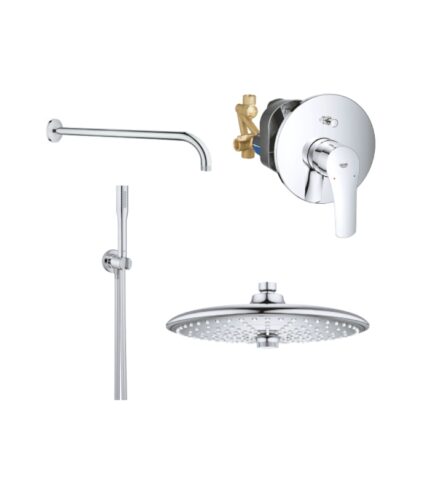 GROHE EuroSMart Bundle 3-in-1 w/Euphoria Shower WM 26cm,Crome